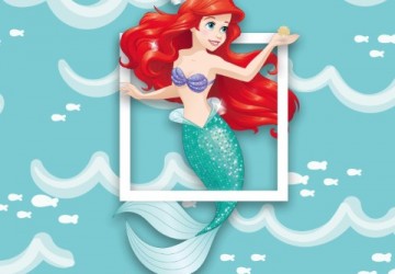 Çerçevede Denizkızı Ariel 