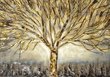 altın ağaç dalı resmi