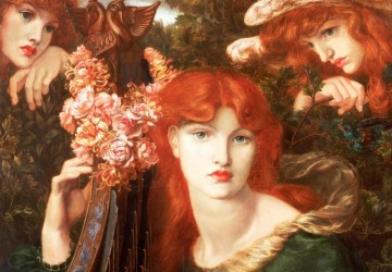 kızıl saçlı kadın portresi…