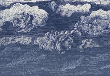 karikatür çizim gökyüzü bulutlar