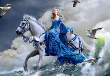 Gökyüzü ve Deniz Beyaz At Sarışın…