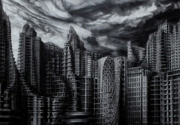 karanlık kent tasviri