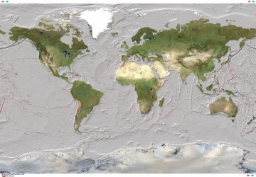 boyama zemin üzerine dünya haritası…